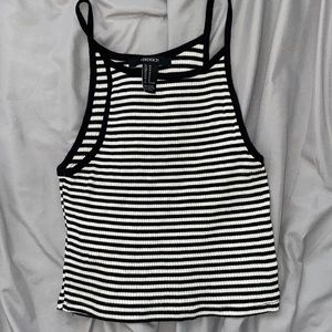 Almost new Forever21 stripped crop tank top